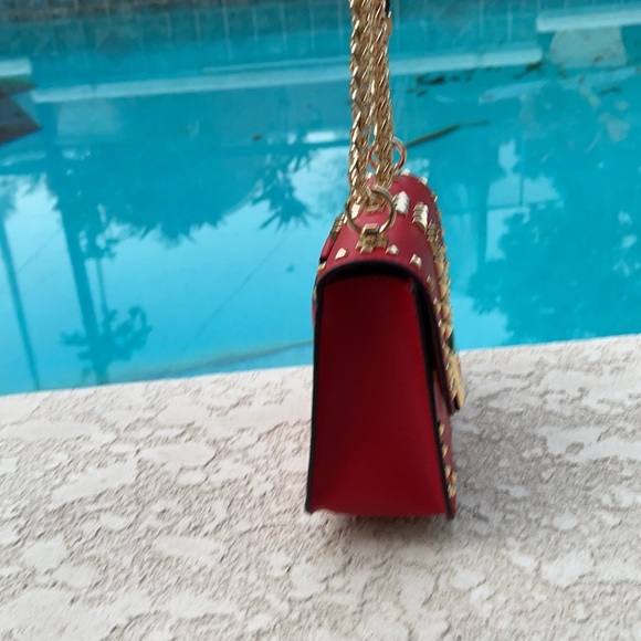 Michael Kors Bag / Bag Crossbody Sonia Sm cross Body Flame 35H1G6SS5L Red - Picture 4 of 16